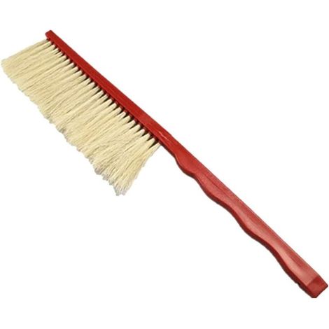 Brosse à abeilles avec manche doux et pratique pour le nettoyage naturel des ruches