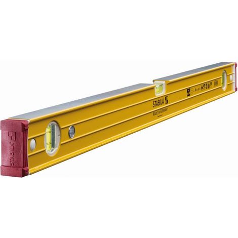 Stabila – Niveau à bulle 81cm – 2 fioles verticales – Aimant aux terres rares – Profilé en aluminium renforcé – Précision ±0,5mm/m