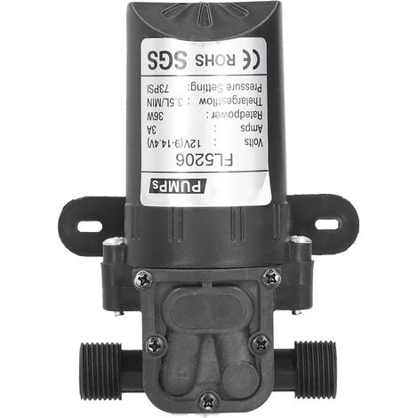 Pulvérisateur industriel auto-amorçant à pompe à membrane miniature 1/2 pouce, 12 V CC, 36 W (1/5)