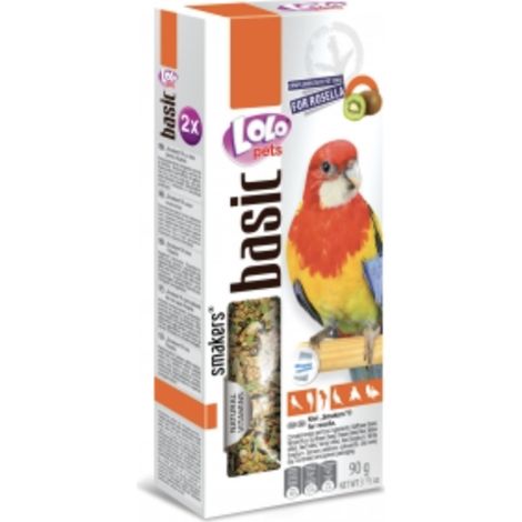 LoLo Pets Basic - Smakers DÉDIÉ À ROSELLA KIWI 90g (2x45g) (1/2)