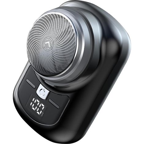 Rasoir électrique rechargeable USB Mini rasoir portable sans fil pour le visage, utilisable sur peau sèche ou humide, petit appareil de rasage (1/4)