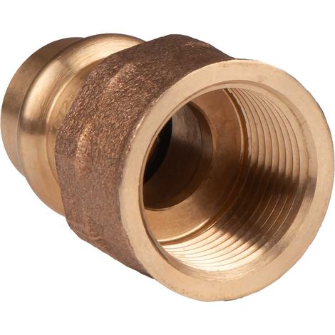 Kupfer Pressfitting Übergang aus Rotguss 18 mm - 3/4" IG V+M-Kontur DVGW