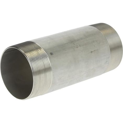 Double nipple de tuyau en inox 4'' x 200 mm