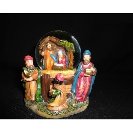 Sfera Presepe Natale nativita' piccola 12 cm (1/2)
