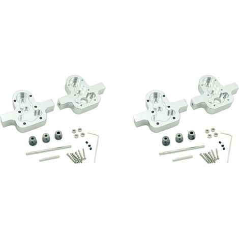 2X Caja de cambios metálica para piezas de mejora de coches RC WPL C14 C24 B24 B36 MN D90 D99 MN99S, 5