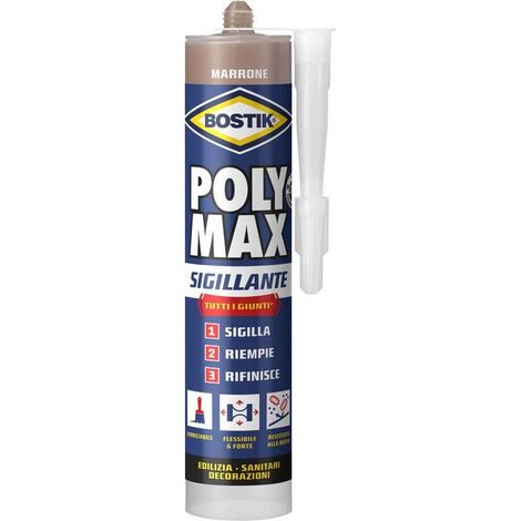 BOSTIK POLYMAX SIGILLANTE 280 ML MARRONE CARTUC