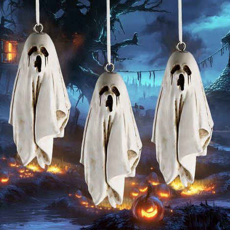 Pendentif Chauve-Souris - Décoration Halloween - Ornement Suspendu pour Maison Fête et Intérieur - Résine Synthétique - Lot de 1