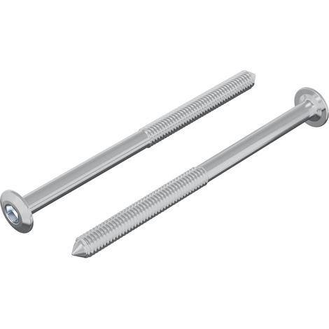Vis 2 pcs Argenté M6 x 85 mm Acier (1/5)