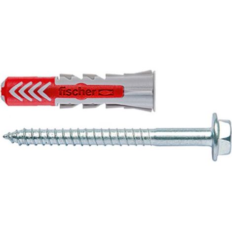 Blíster FISCHER 6 unidades taco DuoPower 12x60mm + tornillo (1/2)