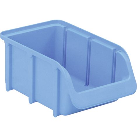 Hünersdorff 672300 Sichtlagerkasten 2 (B x H x T) 102 x 74 x 164 mm Blau 1 St.