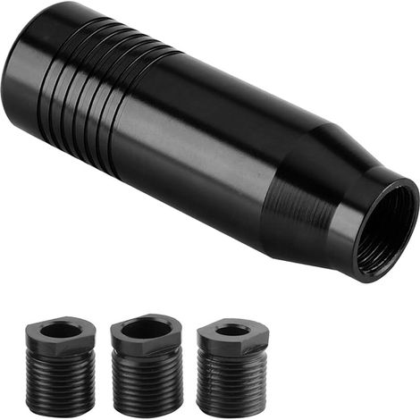 Pommeau Levier Vitesse, Gear Shift Knob, Gear Shift Head, Gear Knob, Gear Pommeau de Levier, Levier de Vitesse de Voiture, Levier de Vitesse Universel, Avec 3 Adaptateurs, Pour Automobile Manuelle (1/5)