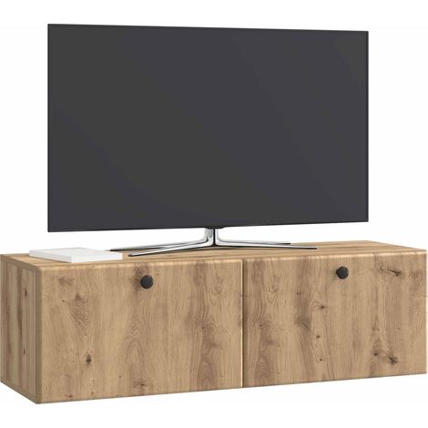 Maison Exclusive - Mobile Porta TV da Muro 98 x 31 x 30 cm Rovere Artigianale (1/5)