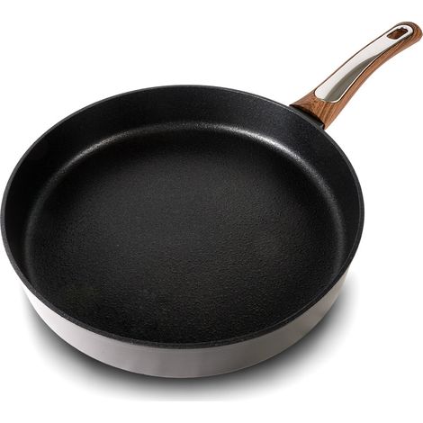 Padella Ø 20 cm Antiaderente Induzione Silex Elegance Wood Nero (1/5)