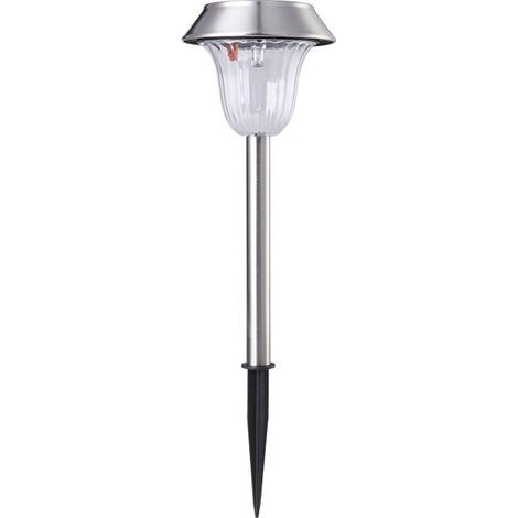 LED-Solar-Gartenleuchte, Stehleuchte aus Stahl (1/5)