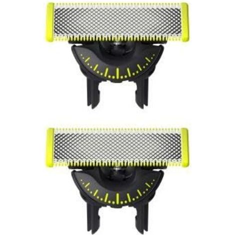 Pour lames de rechange OneBlade. tête rotative à 360° - Lot de 2. QP2520. QP2523. QP2630 (1/5)