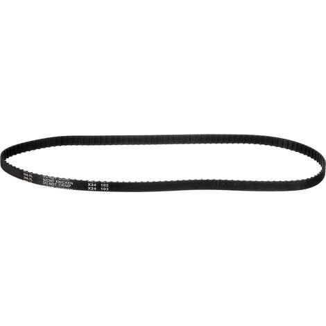 266XL 037 Timing belt, 133 teeth, black notched rubber, 10mm width, 5.08mm pitch, Timing belt for 3D printer