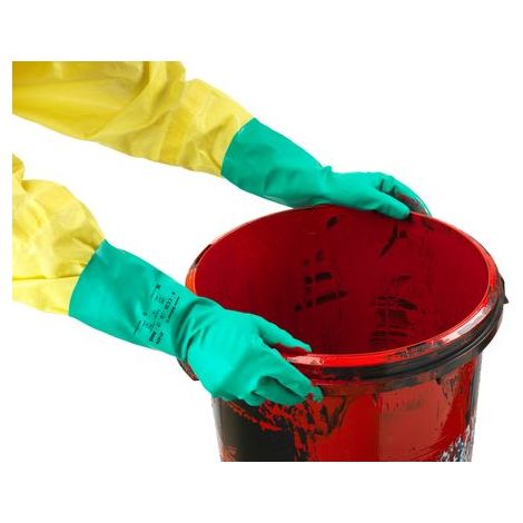 Gants de manutention Ansell 37-676, Taille 7, 1 Paire, Vert ( Prix pour 1 paire )
