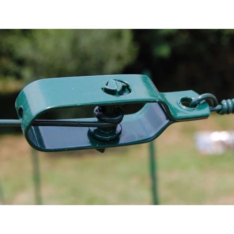 Tendifilo Tenditore Tirante VERDE Plastificato per Rete Recinzione Tendi Filo Morsetto PLASTIFICATO VERDE (1/2)