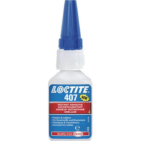 Super Glue Loctite Liquide Transparent, Bouteille, 20 g, Loctite 407 ( Prix pour 1 )