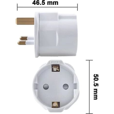 2x Reseadapter Adaptateur contact pour l'Angleterre - Resekontakt Power EU jusqu'au Royaume-Uni - Resekontakt Vitqudddd