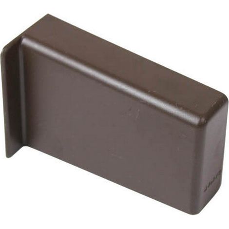 100PZ GUSCIO COPERTURA PLASTICA MM 67/43 MARRONE DX (1/2)