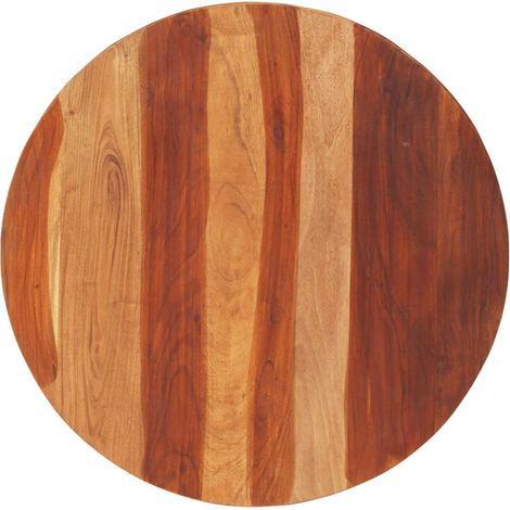 Maison Exclusive - Tischplatte Massivholz Akazie Rund 25-27 mm 70