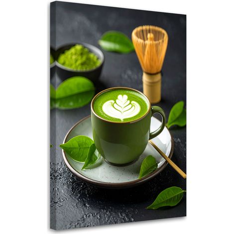 Wandbild Matcha-Tee 60x90 cm (1/5)