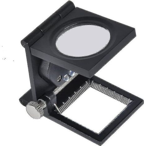 Loupe 10x Pliante Compteur de Fil Testeur de Lin Universel Portable (1/5)