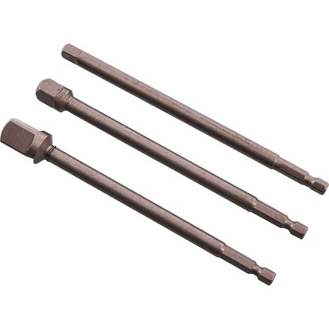 3pc 150mm 1/4" Hex Extension Adapter Set - I5705 (1/3)