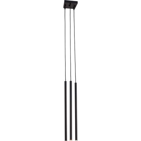 Suspension noire minimaliste Shilo Kosame 3xG9 160cm (1/3)