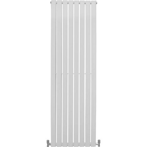 Radiatori Termosifoni in Acciaio Calorifero a Doppio Strato a Pannelli Piatti Riscaldamento Centralizzato Colonna Termosifone Orizzontale Radiatore a Parete - Bianco Lucido - 180 x 56 cm