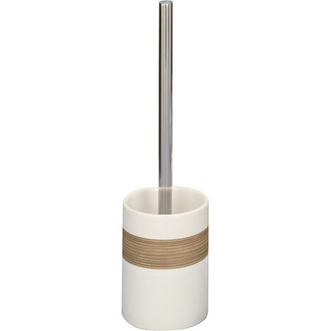 ZELLER Toilettenbürste 18261 WC-Bürste, Keramik / ø 9.5 x 35, beige / braun