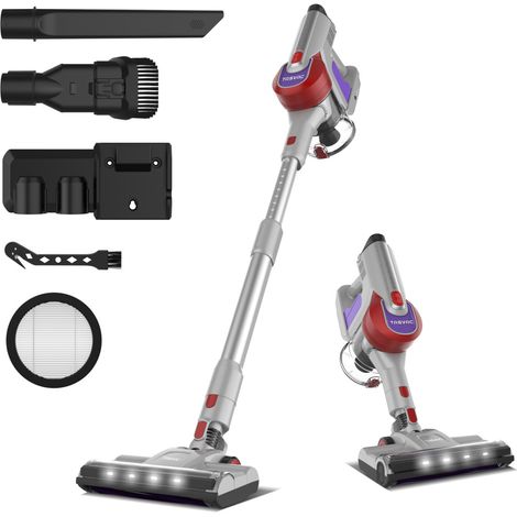 Sols durs, tapis et escaliers aspirateur balai sans fil TASVAC S8, pour la maison, léger avec batterie amovible (1/5)