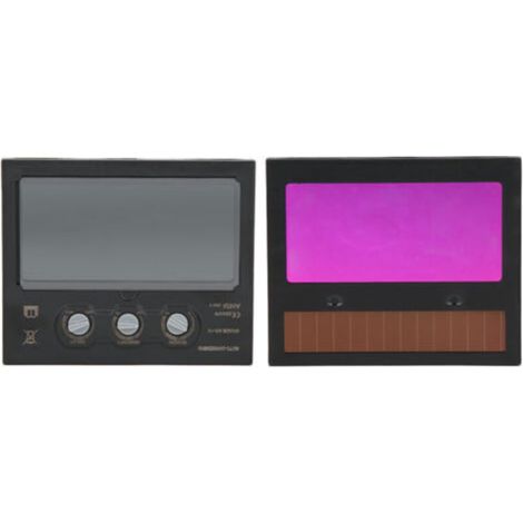 ‌Écran de Masque de Soudure‌ - Lentille LCD à Assombrissement Automatique Solaire - Petite Plaque de Réglage - Pièce de Rechange