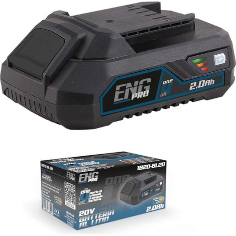 Batteria 20V 2.0 Ah Linea professionale ONE4ALL - ENG PRO 1B20-BL20 (1/5)