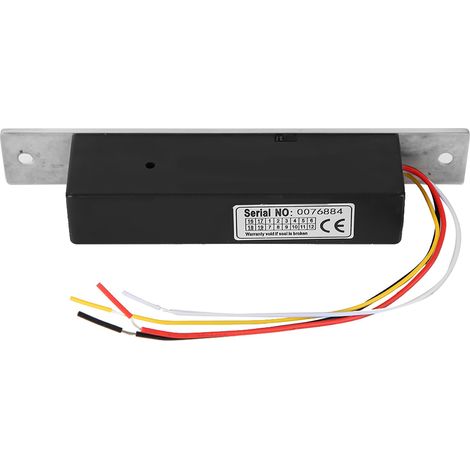 Serrure électromagnétique 12V, verrouillage à induction pour contrôle d'accès sécurisé des portes. (1/5)
