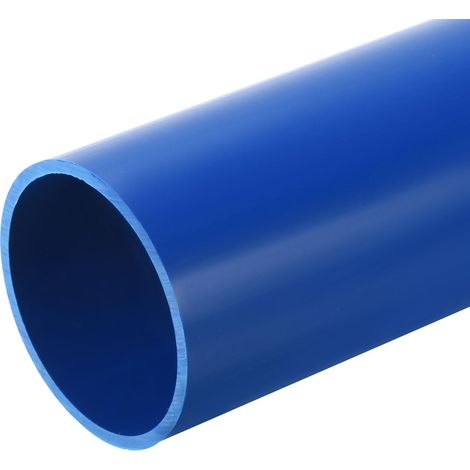 Tube Rigide Rond en PVC de 67,8 mm ID et 75 mm (3 Pouces) OD, 35cm de Longueur, Bleu, Résistant aux Chocs, pour Tuyau D'Eau, Travaux Manuels, Gaines de Câbles (1/5)