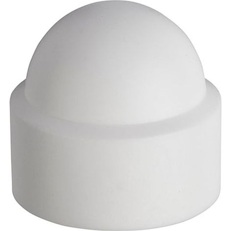 White Plastic Cover Caps M5 - Box of 100 (1/2)
