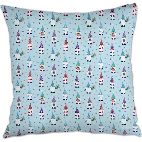 Housse de coussin carrée standard 45x45cm solide pour décoration de mariage (1/5)