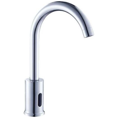 Capteur de Robinet de Salle de Bain, Capteur Infrarouge Pour Robinet de Salle de Bain Automatique Avec Boîtier de Commande, Mélangeur de Température (1/5)