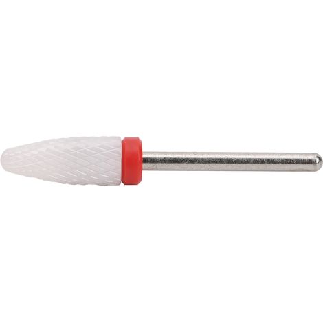 Tête de fraise en forme de maïs pour ponceuse électrique, accessoire léger et portable, boîte rouge, broyage fin, embout de forage à ongles. (1/5)