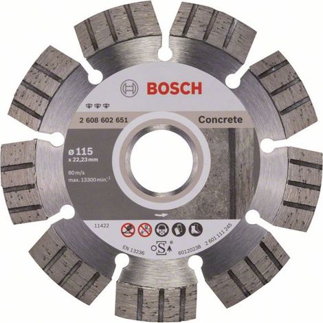 Bosch Diamant-Trennscheibe PRO CONCRETE 115x22,23mm 12mm Segment