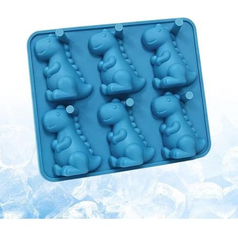 Bac à glaçons Moule réutilisable étanche à 6 cavités Moules à glaçons en silicone flexible Idéal pour rafraîchir cocktails, café, eau, jus, boissons, maison, appartement, restaurant, fête, été (1/5)