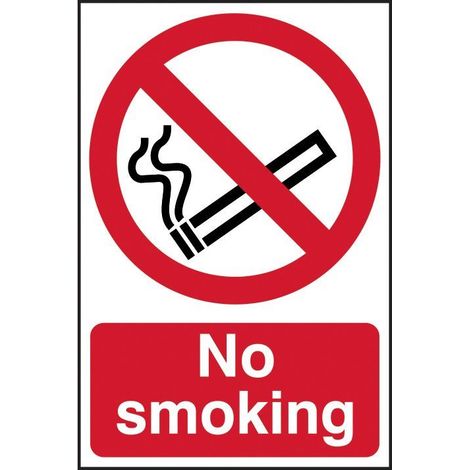 Scan 0550 No Smoking - PVC 200 x 300mm SCA0550 (1/2)