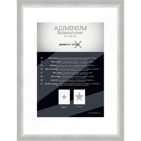 Mömax Bilderrahmen Aluminium ca. 30x40cm