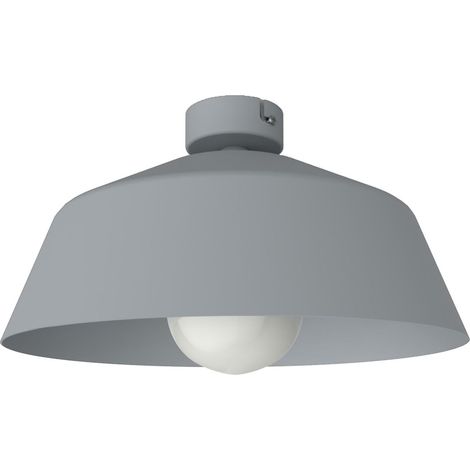 LUMICOM  TOKYO Plafoniera, 1xE27, max 42W, metallo, grigio, D.35cm