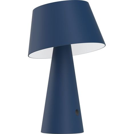 Lampada da tavolo led ricaricabile IP54 mod. Tizia colore blu