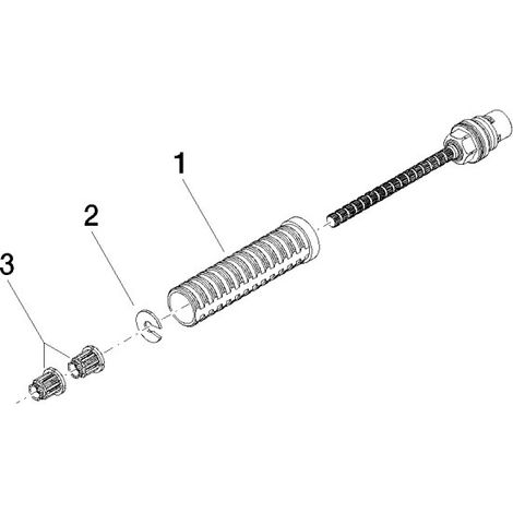 Partie supérieure DO, fermeture à gauche, pièces de rechange 90900314200 1/2 pouce (1/2)