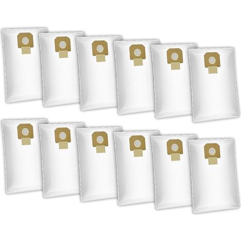 Lot de 12 sacs d'aspirateur de rechange GAS 35 L AFC compatibles avec Bosch GAS 35 L AFC/L SFC+/ M AFC Professional (1/5)
