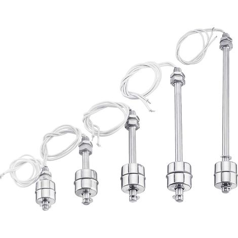 1 Contrôleur de niveau à flotteur, Acier inoxydable, Interrupteur horizontal, Installation simple, Pour réservoir d'eau (1/5)